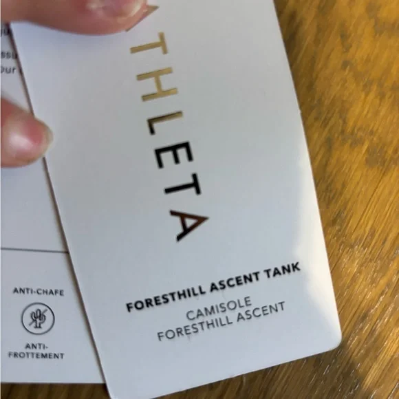 NWT Athleta Orchid Pink Seamless Fitted Ruched Foresthill Wool Ascent Tank M - Picture 5 of 7